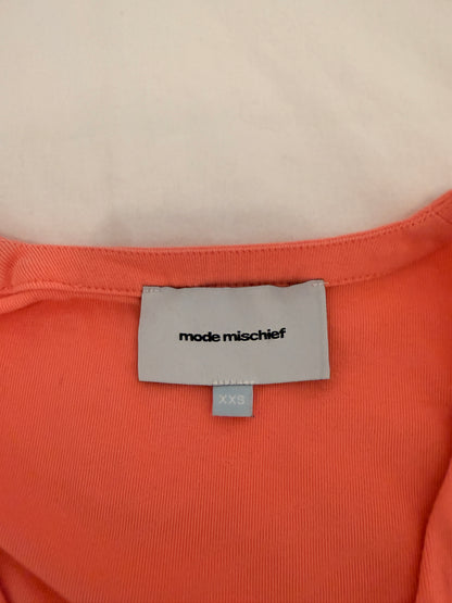MODE MISCHIEF CORAL MIMI CROPPED TOP