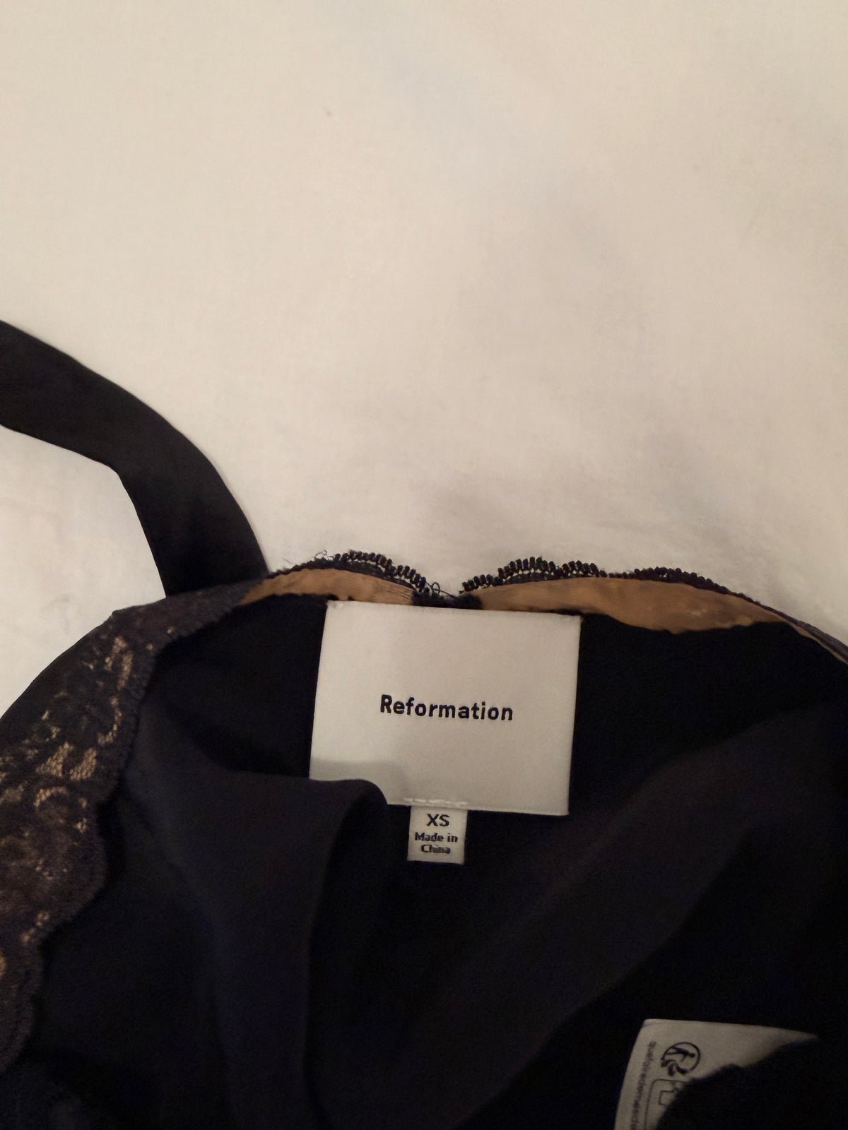 REFORMATION Monica Silk Top
